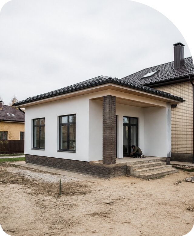 Строительство одноэтажной пристройки в Белгороде от 467415 р. | РадиДОМА-Блг